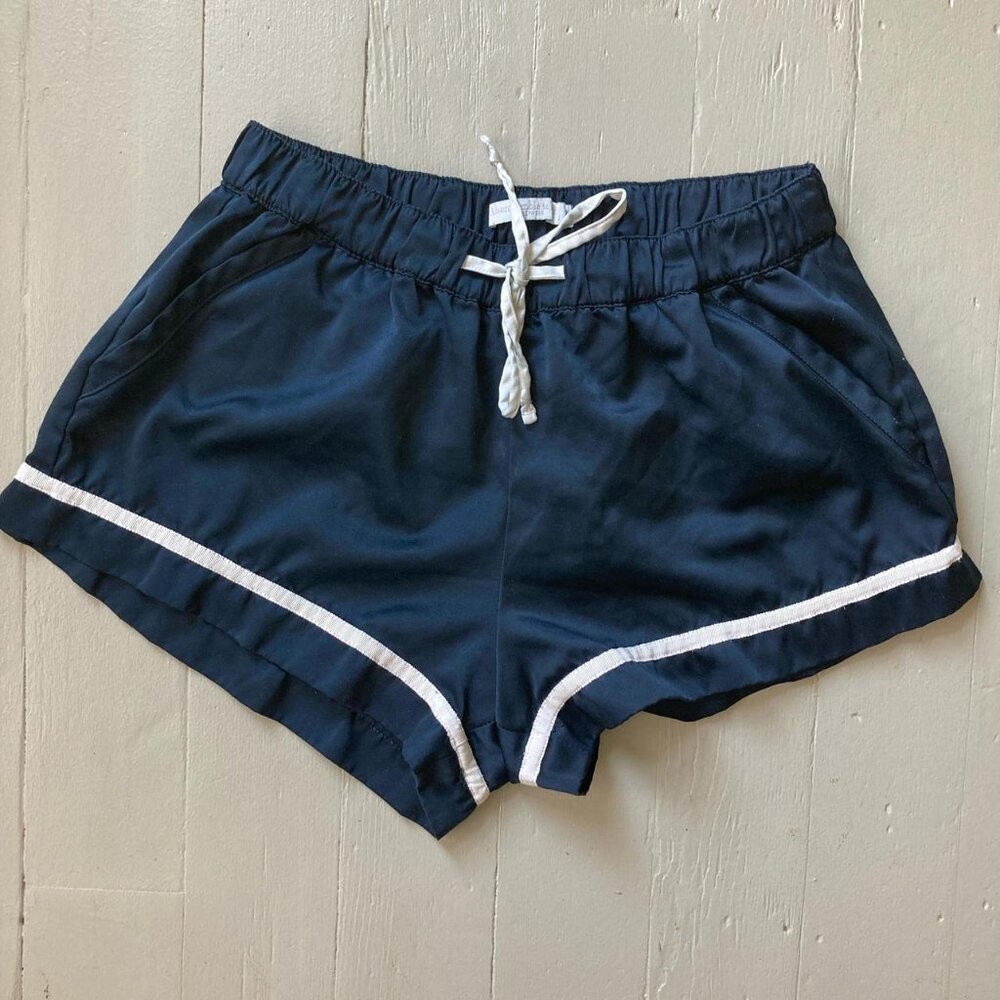 Abercrombie & Fitch navy blue pj lounge shorts and tank top SET Small - Picture 2 of 9